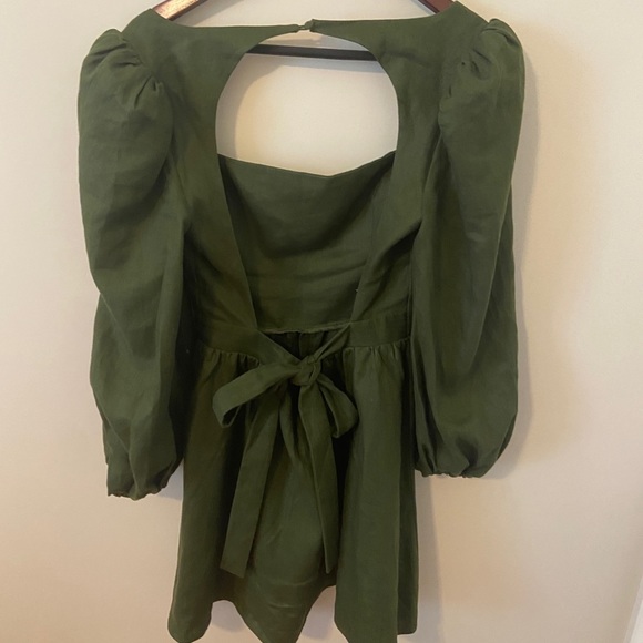 Reformation Open Back Mini Dress - Picture 3 of 6